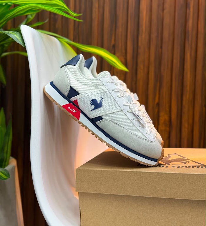 Le Coq Sportif LCS Blanco Azul Rojo
