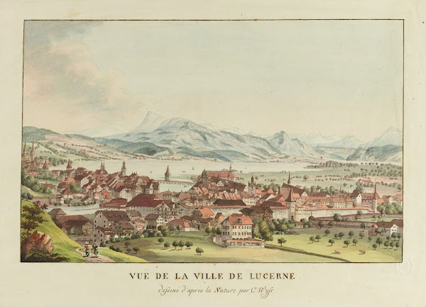 Vue de la Ville de Lucerne 1915 1945