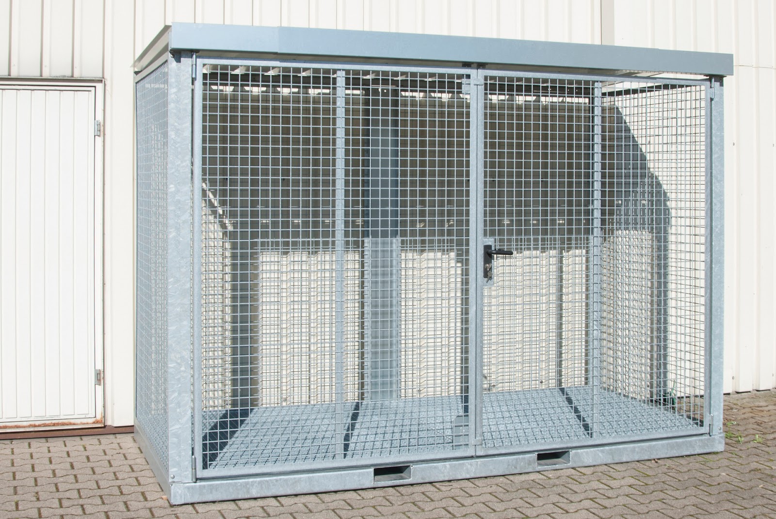Gasflessen-container GFC-E/G M4, vuurverzinkt