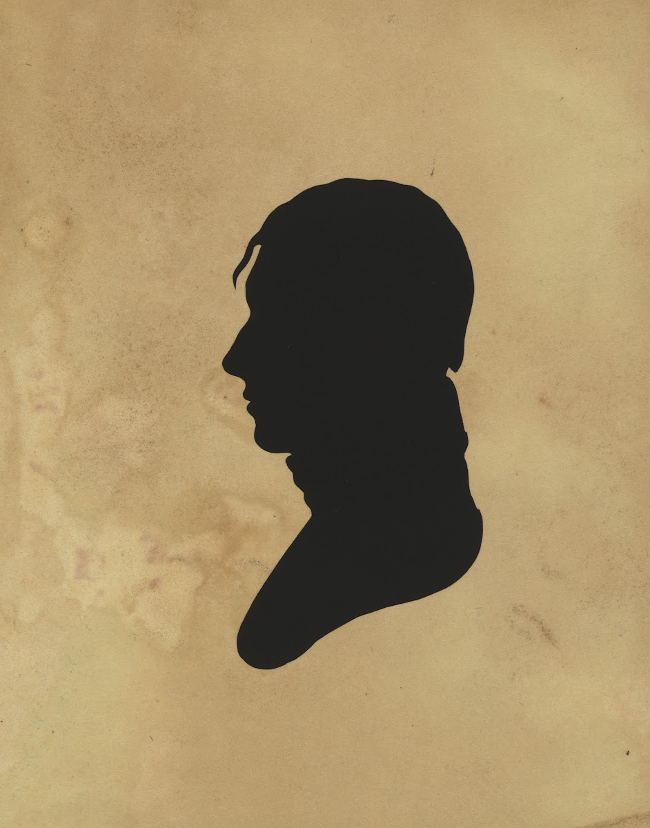 Silhouette of man facing left no 11 1761 1827
