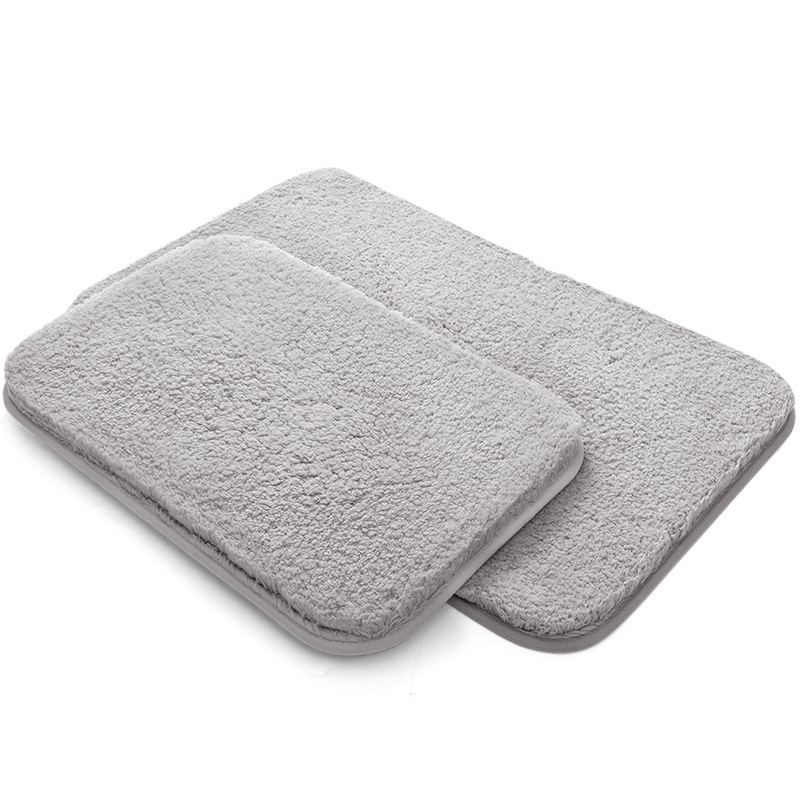 Bathroom mat flock fabric, absorbent, non-slip