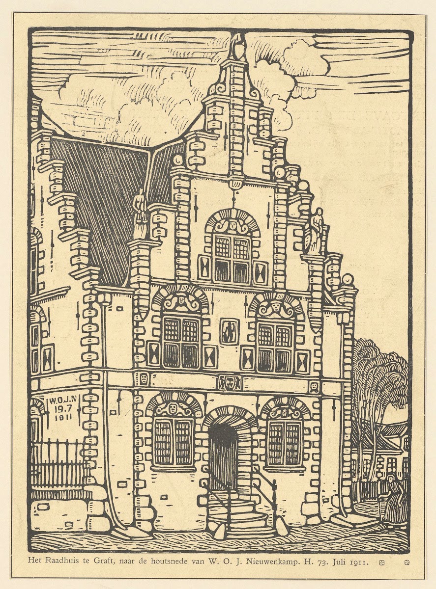 Het Raadhuis te Graft 1911
