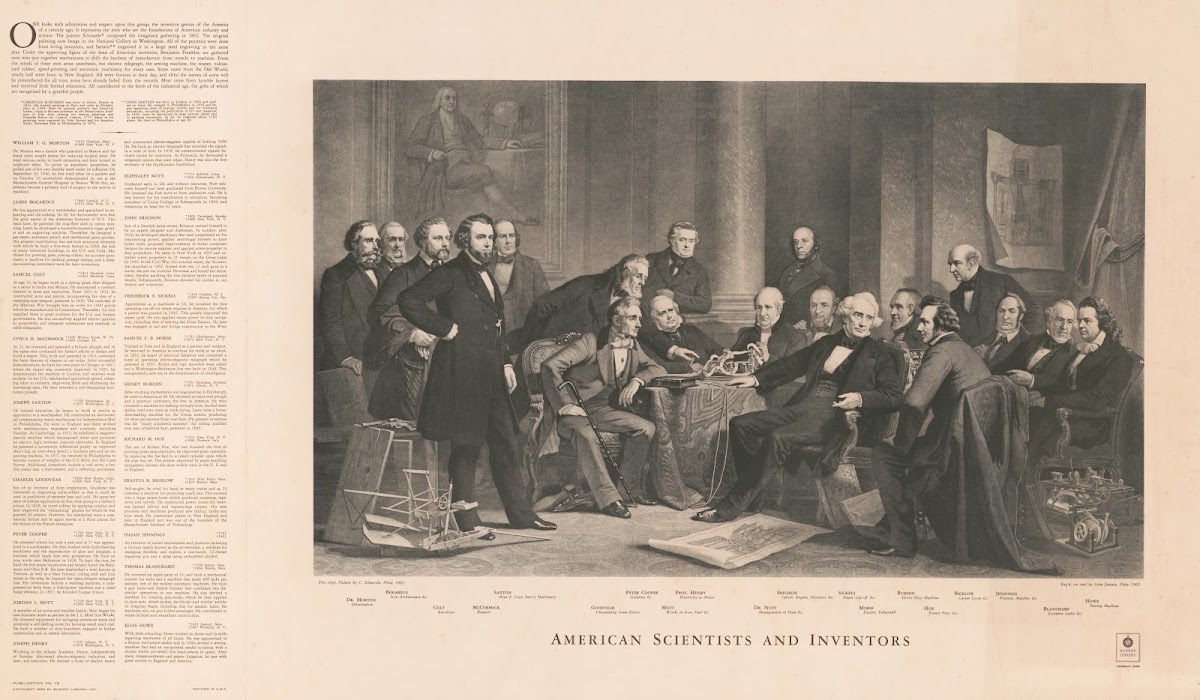 American scientists and inventors 1852