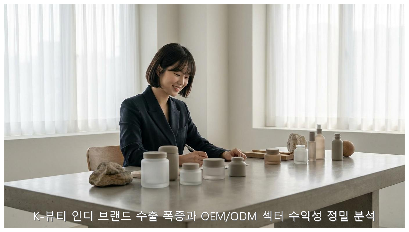 K뷰티 인디 브랜드 수출과 OEM 화장품주 수익성 분석 핵심 안내 및 분석 인포그래픽 (2)