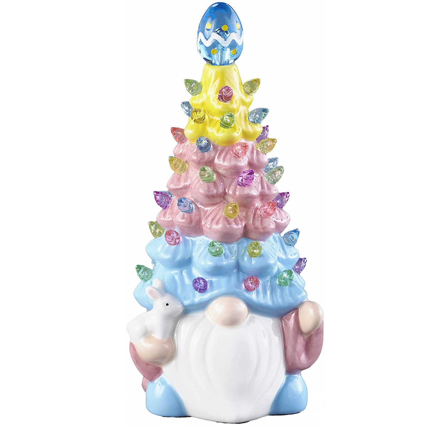 Illuminated Gnome Figure made of Resin