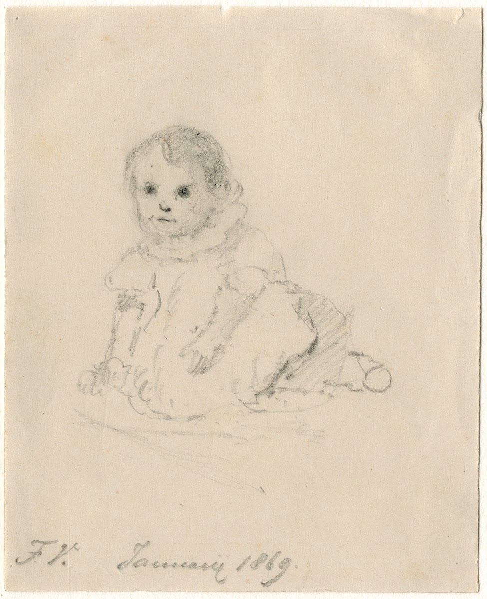 Creeping toddler 1869