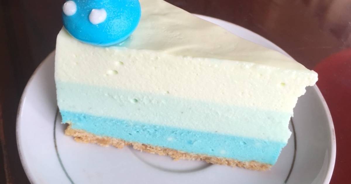 Blue Ombre Cheesecake