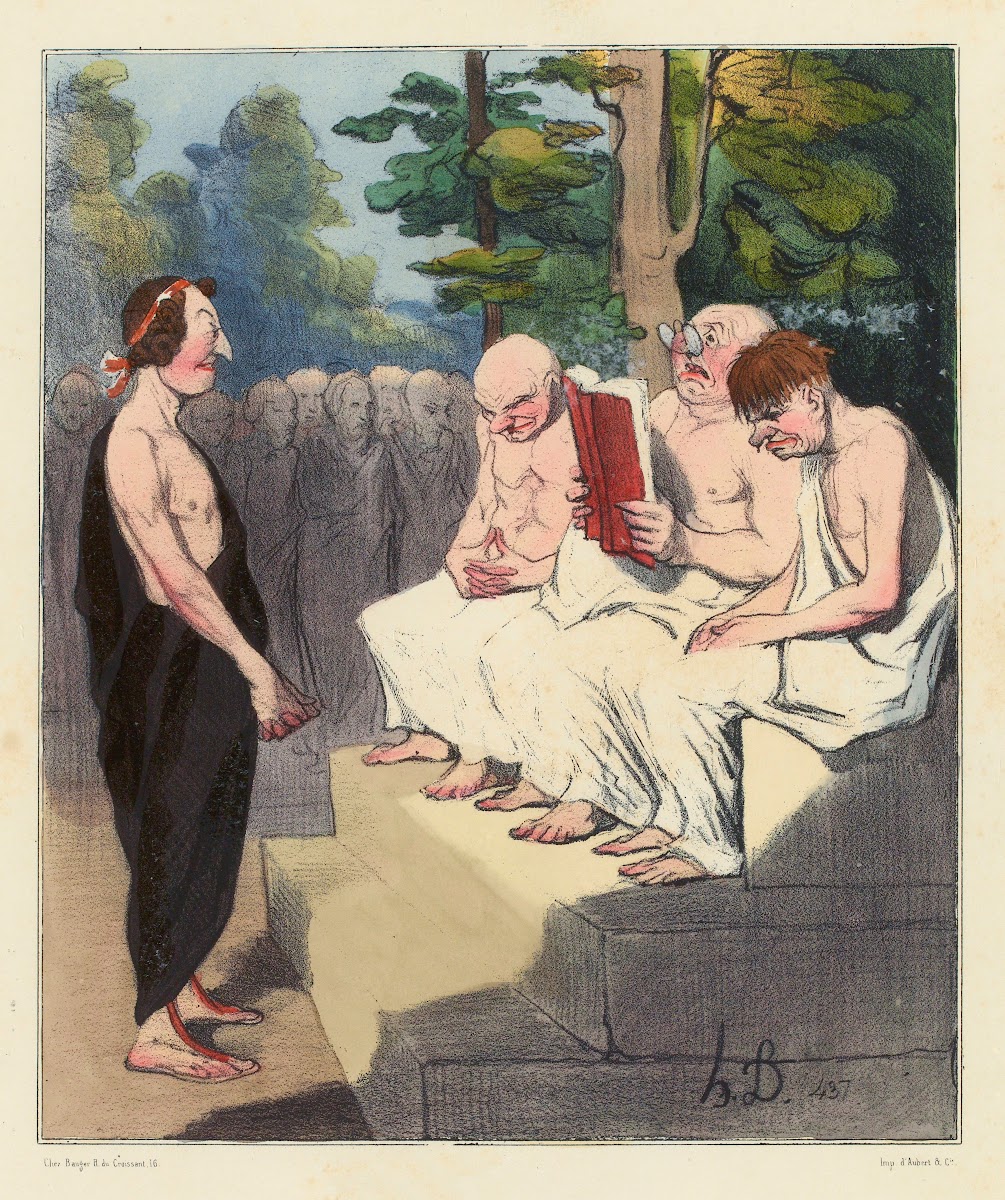 Télémaque interrogé par les sages 1833
