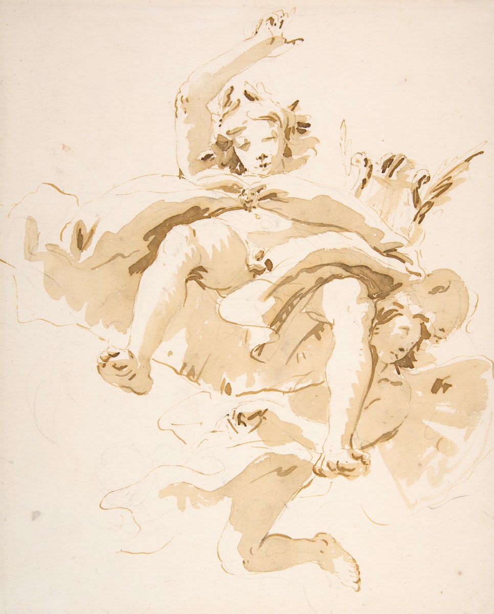 Apollo Supported by a Winged Genius 16961770