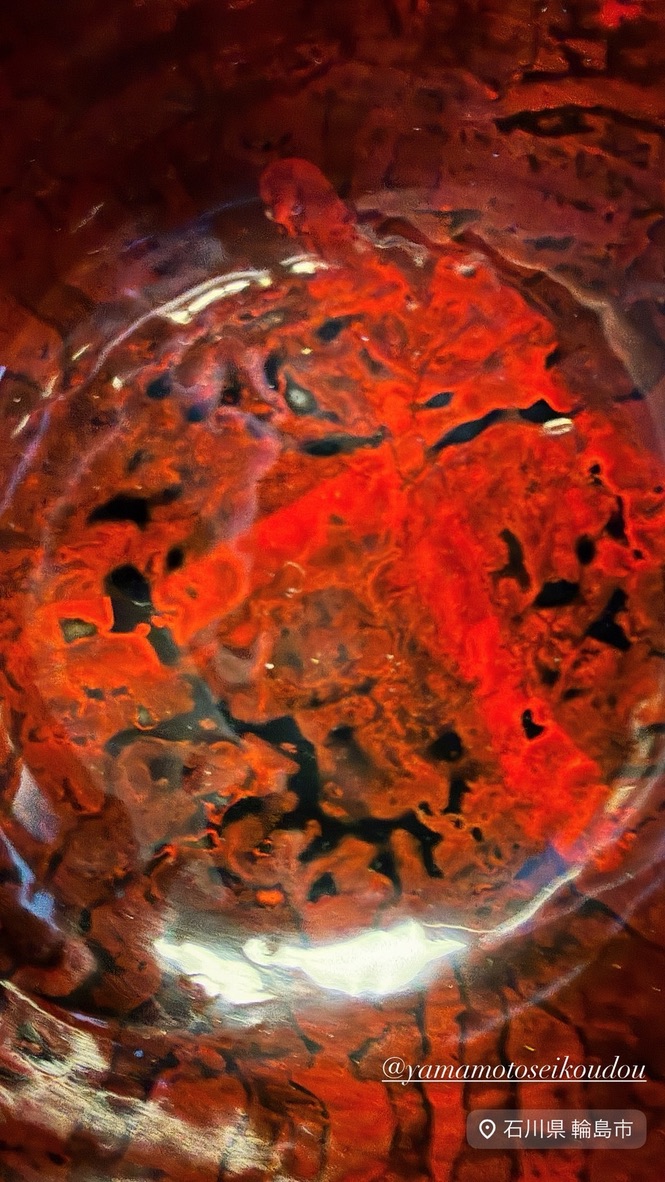 Détail de laque Wajima