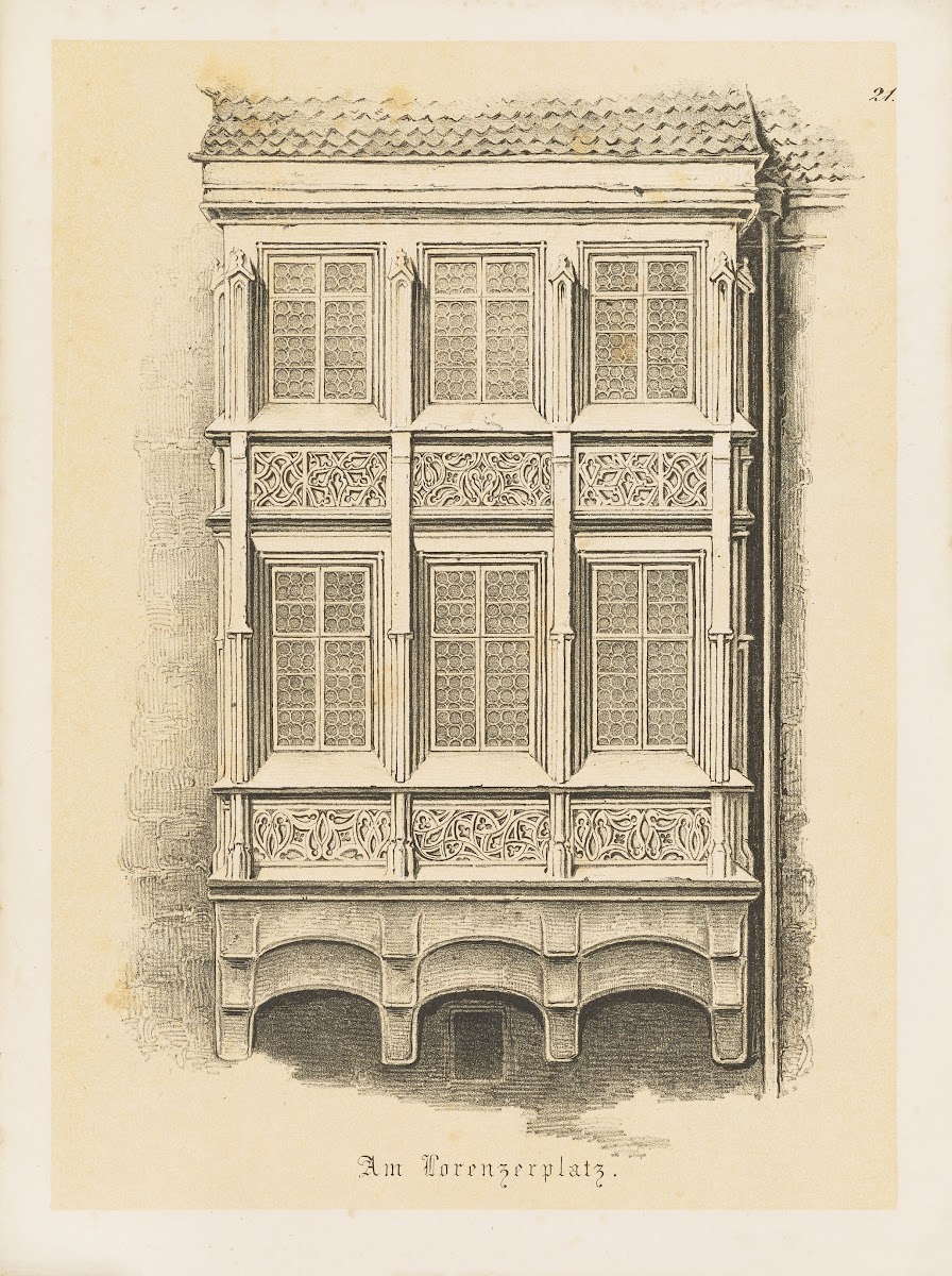 Die interessantesten Chorlein an Nurnbergs mittelalterlichen Gebauden Pl21 1850