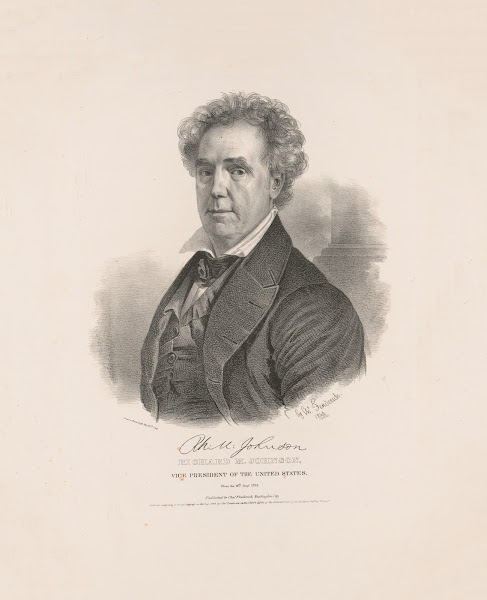 Richard M Johnson Vice President of the United States 1840