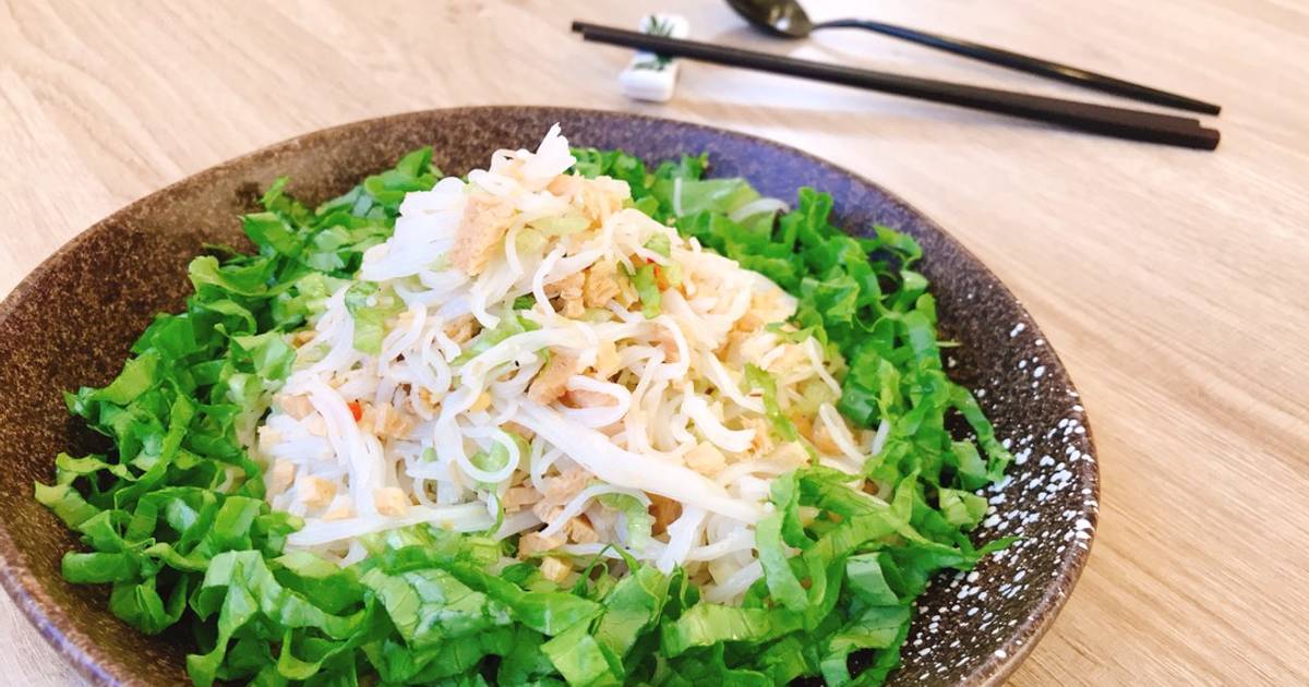 Bún trộn sả