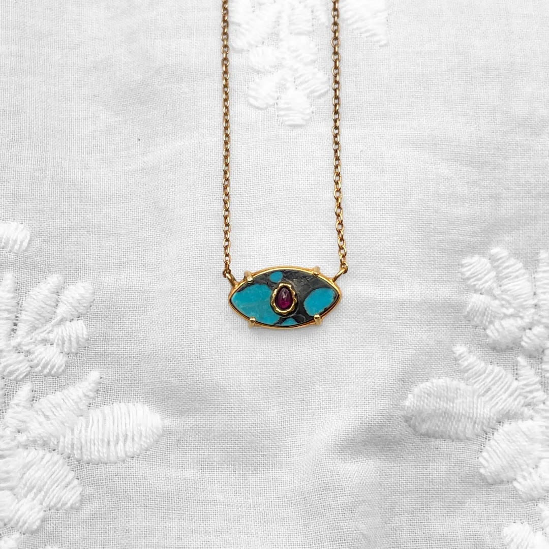 Колье Ayin baby TURQUOISE