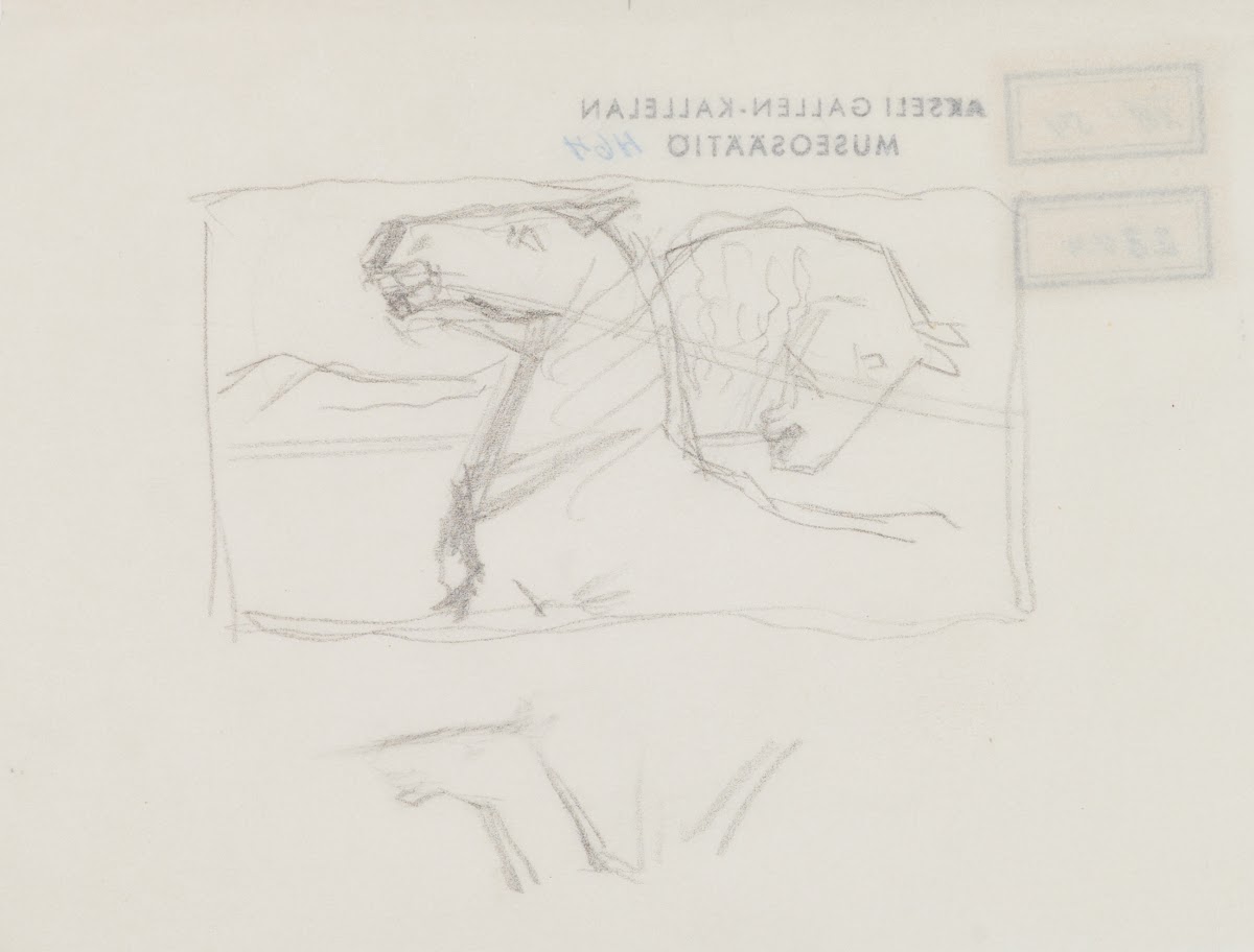 The Great Kalevala Poem III horses 1906 1930