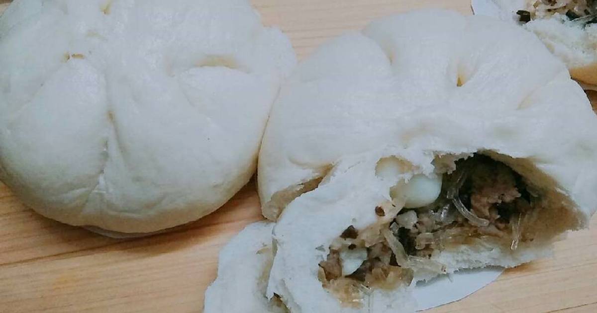 Bánh bao nhân thịt(Cách 2) 😜❤
