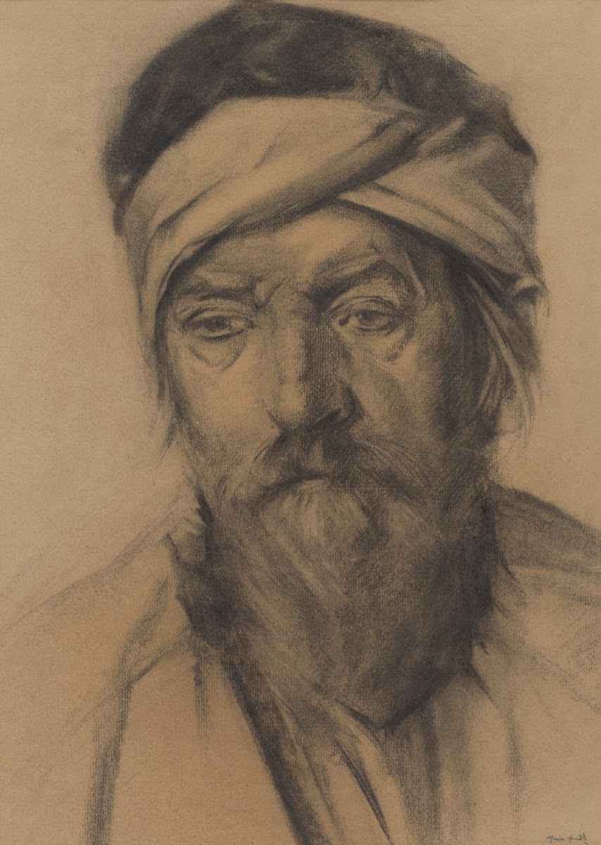 Head of an old man