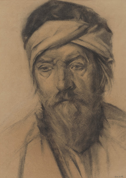 Head of an old man