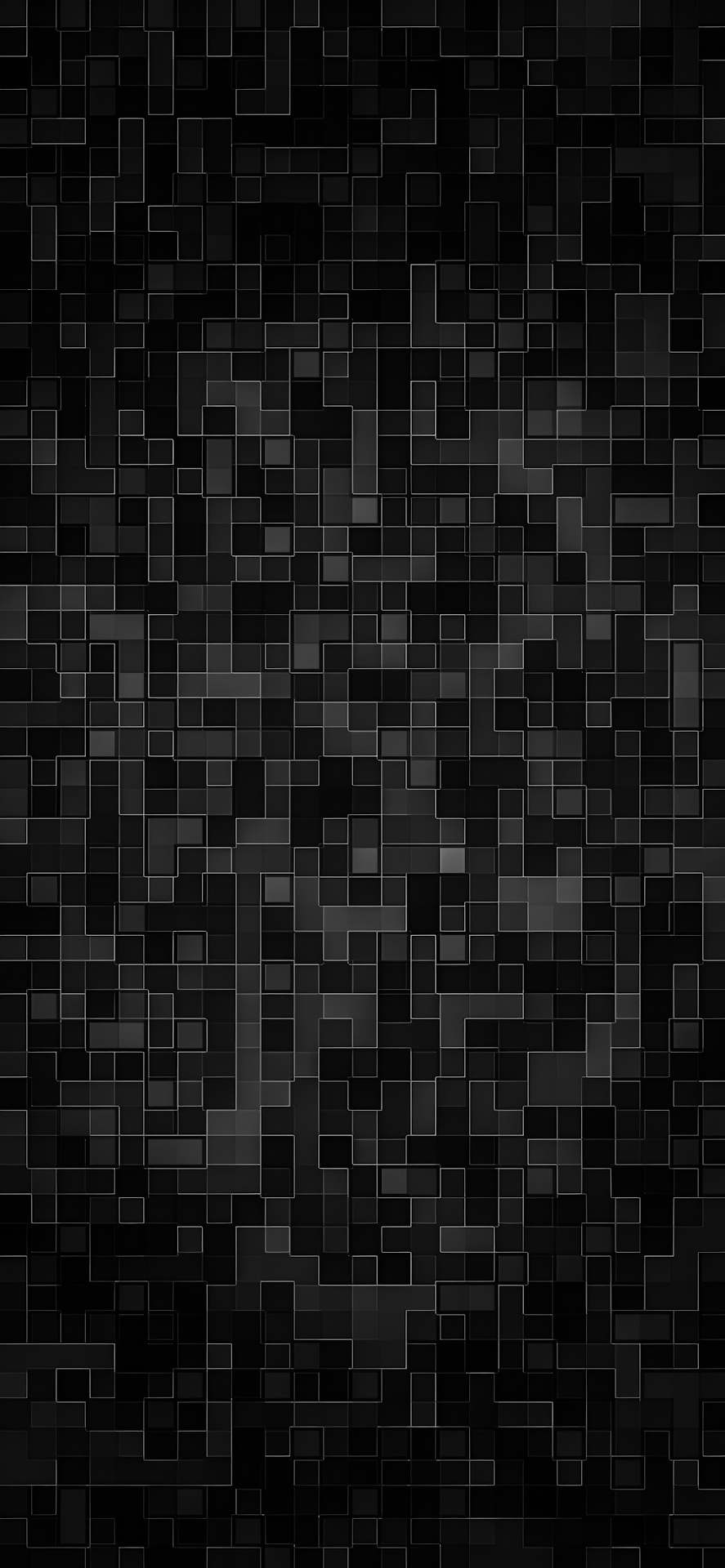 Dark Geometric Mosaic Pattern Abstract Digital Texture - Free 4K mobile Wallpaper