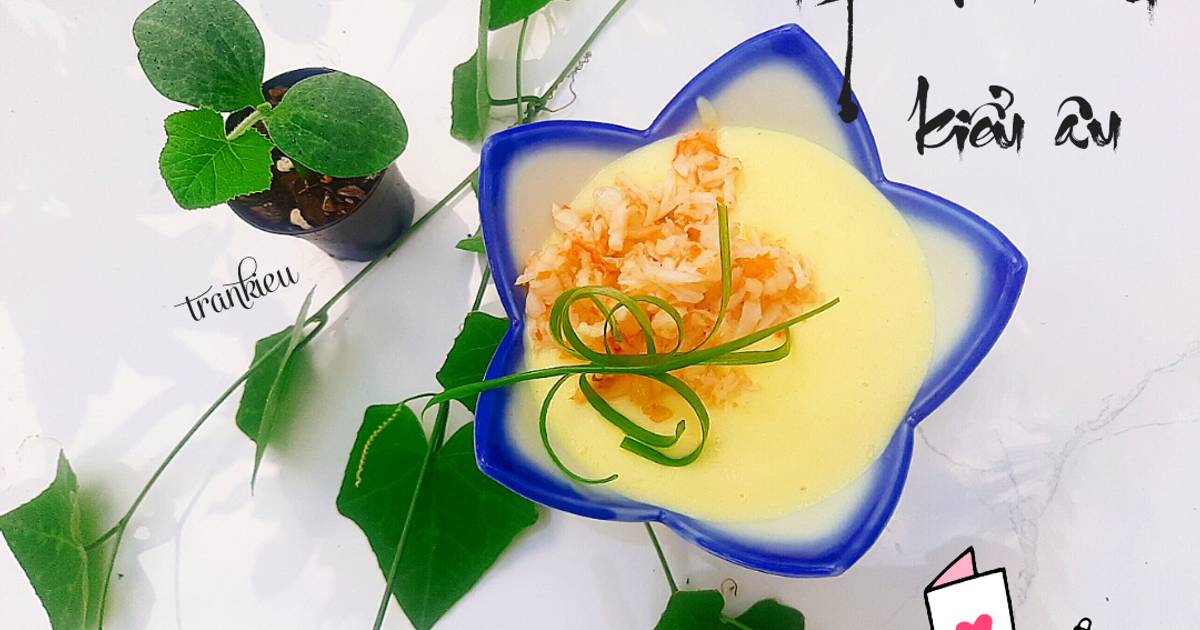 Soup khoai lang kiểu âu