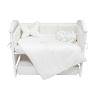 Bedding set 8 el Babycentre & Twins Dandelion ecru