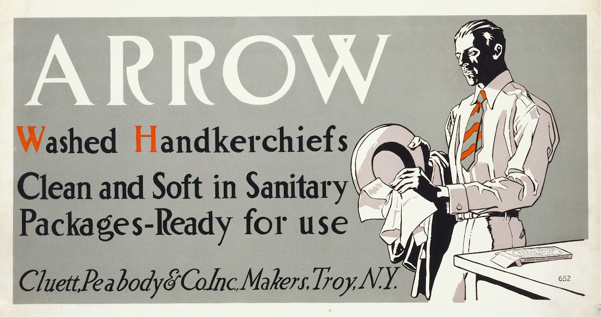 Arrow washed handkerchiefs 1920