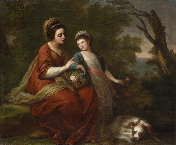 Mrs Hugh Morgan and Her Daughter c 1771