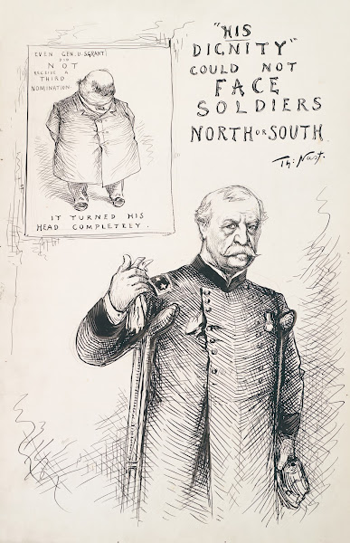 His dignity could not face soldiers North or South 1888