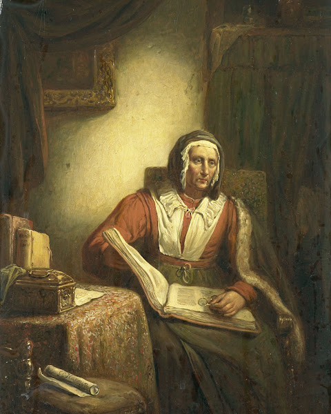 Old Woman Reading 1834