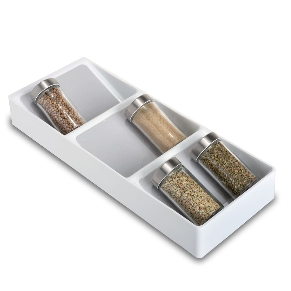 Organizador de cajones de 3 secciones Smart Ideas™ color gris