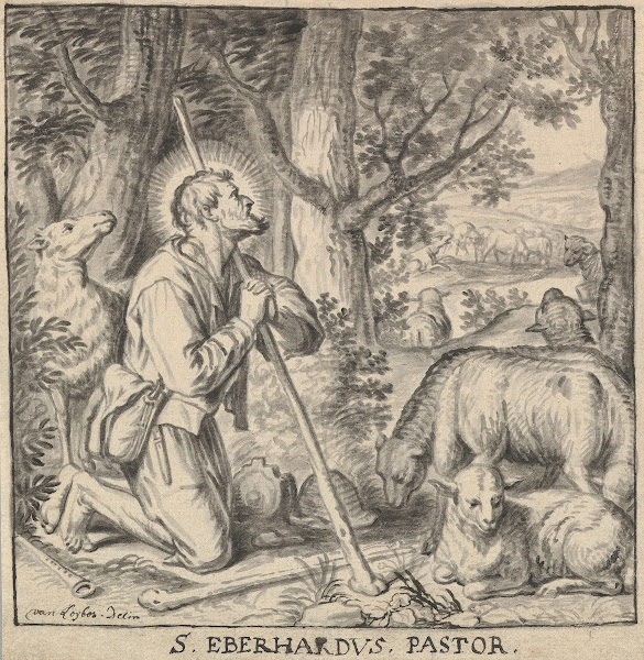 Saint Eberhard of Tüntenhausen as a Shepherd late 17thearly 18th century
