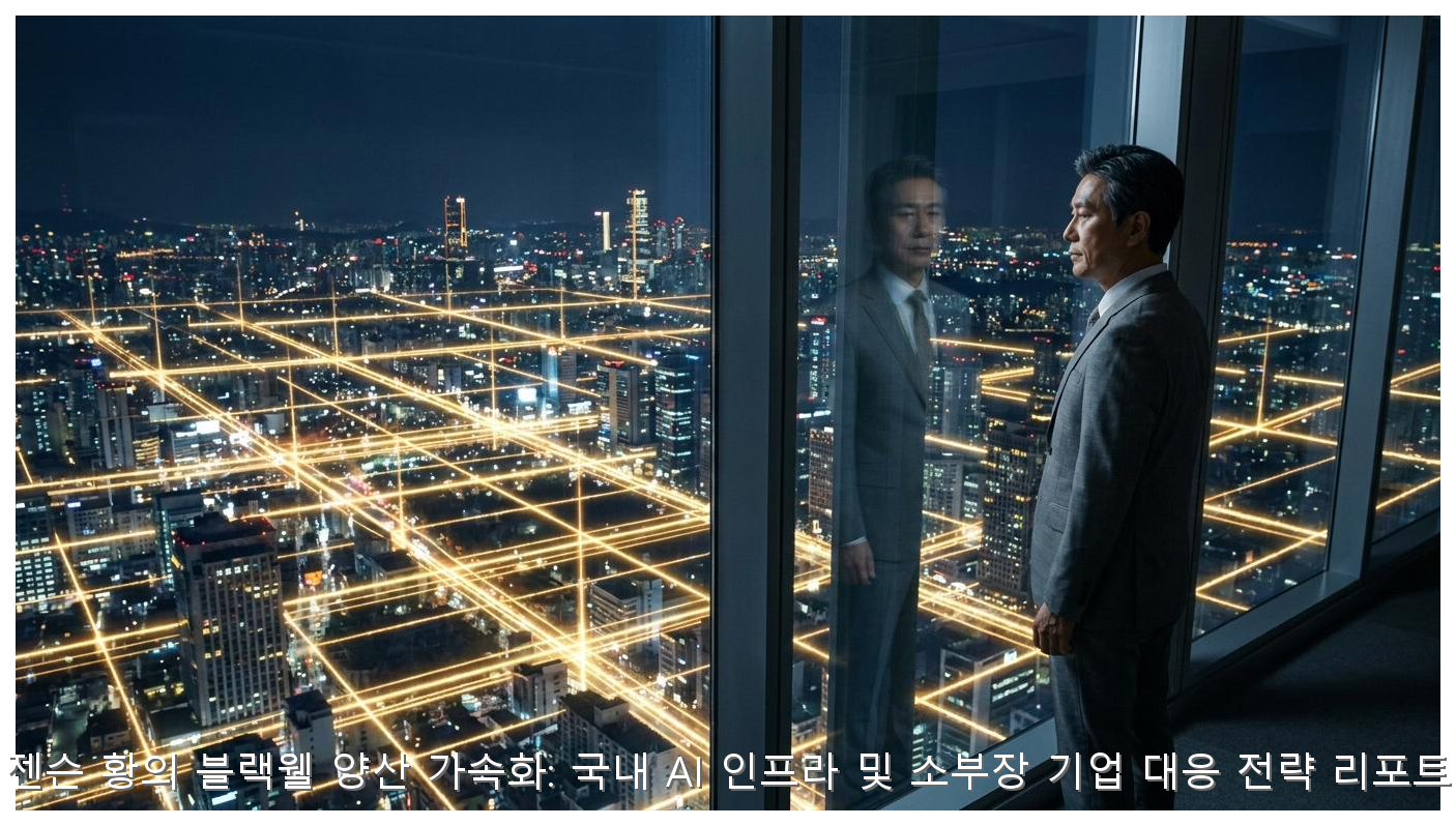 젠슨 황의 블랙웰 양산 가속화: 국내 AI 인프라 및 소부장 기업 대응 전략 리포트 핵심 안내 및 분석 인포그래픽 (5)