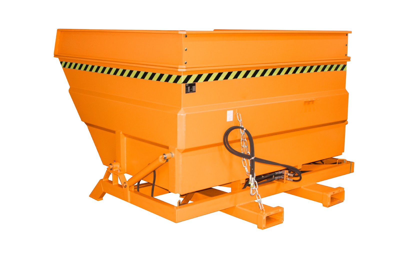 Kiepcontainer BKC-H 400, gelakt, Geeloranje