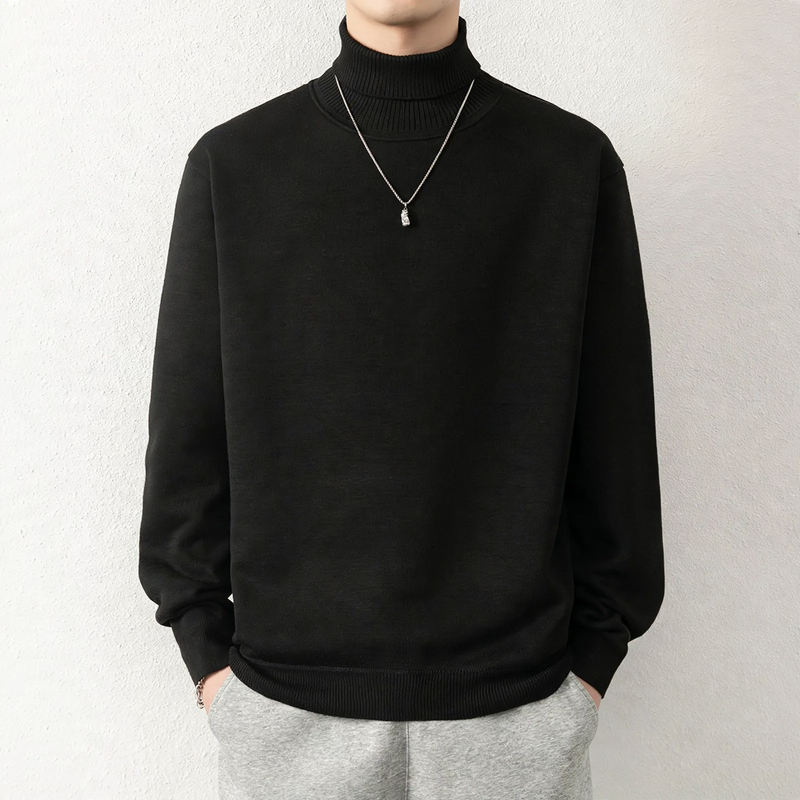 Men's Turtleneck Sweater, Padded, Winter