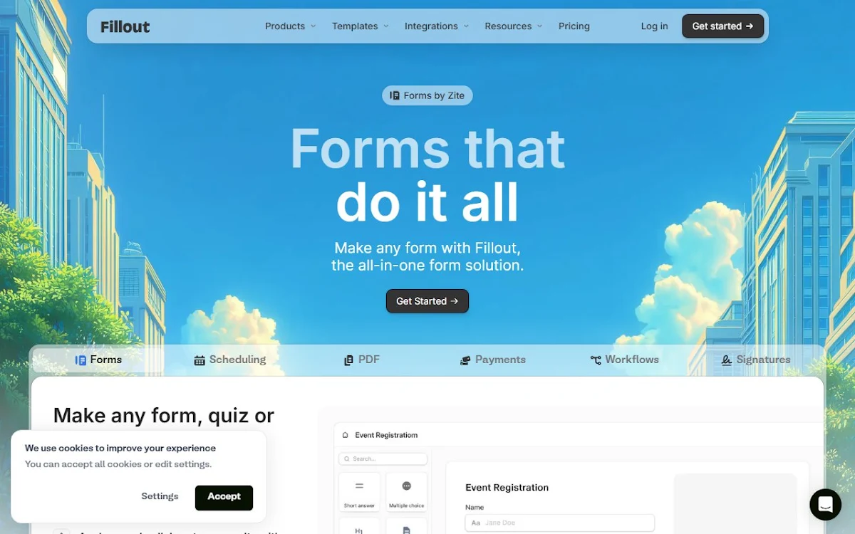 Captura de AI Quiz Maker