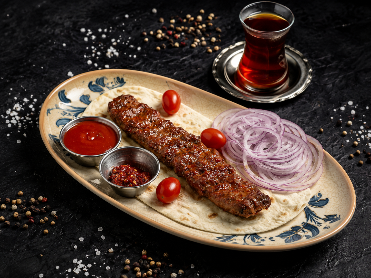 Turkish Lamb Adana dish