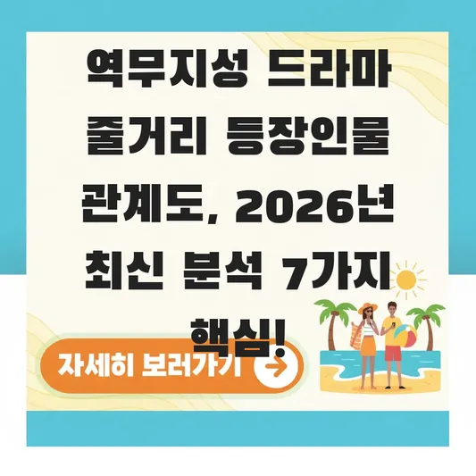 역무지성 드라마 줄거리 등장인물 관계도