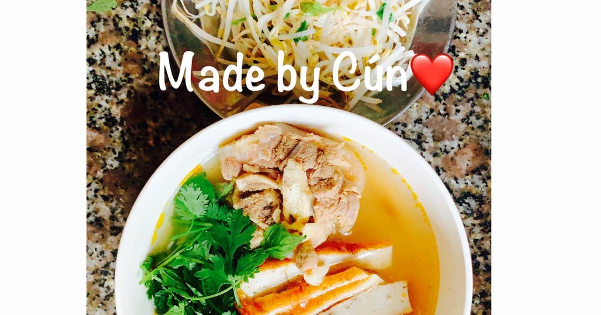 Bánh canh bột nhứt(bột sắn)