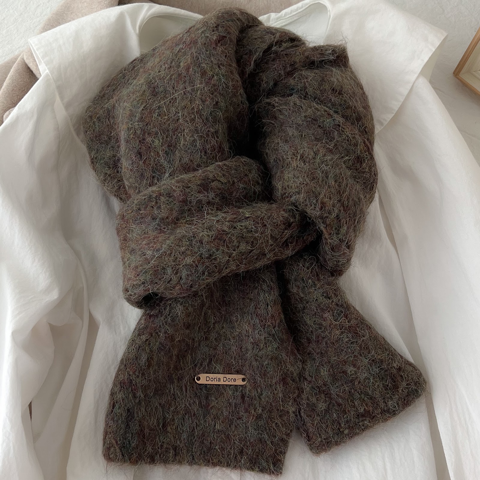 Alpakawolle-Mischgewebe-Schal, 160 cm
