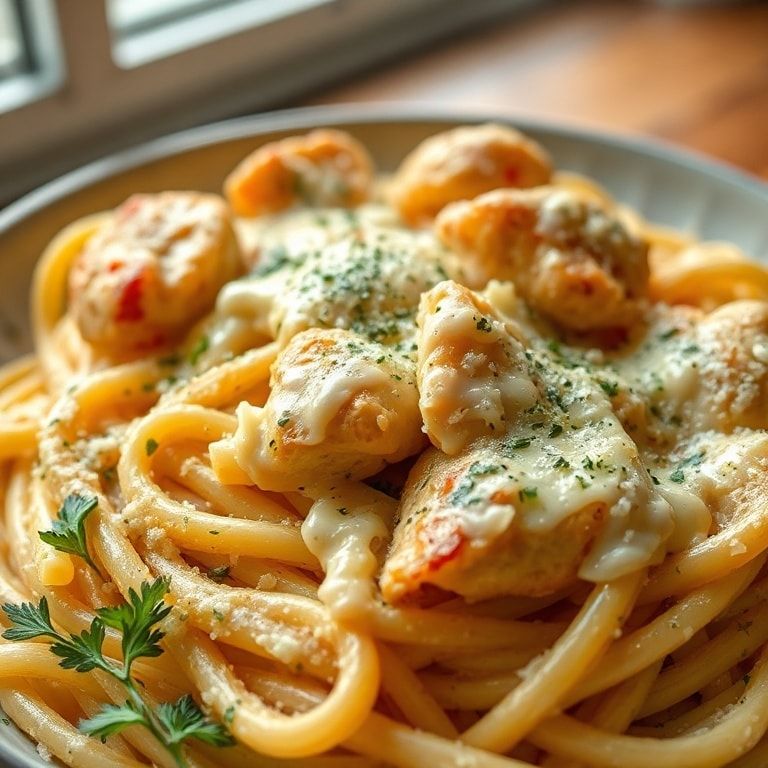 Creamy Garlic Parmesan Chicken Pasta Recipe: Easy Homemade Comfort Dinner