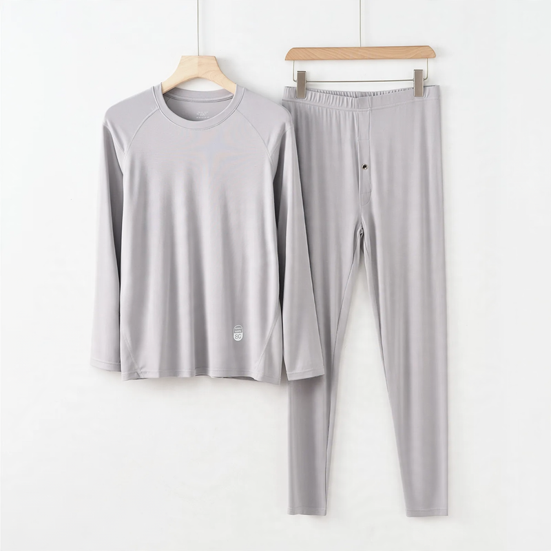 Thermo-Unterwäsche-Set für Damen und Herren, elastisch