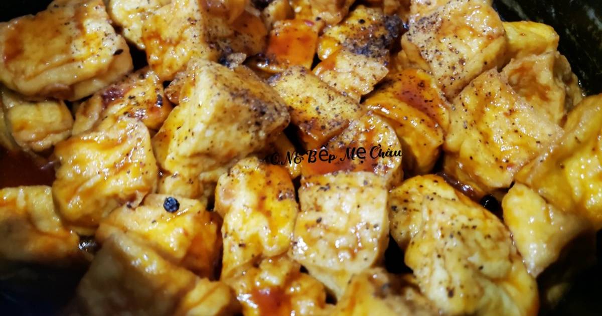 Đậu hũ kho cà chua