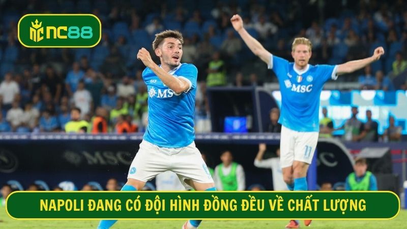 Napoli có đội hình nhìn chung nhỉnh hơn Benfica ở mùa này