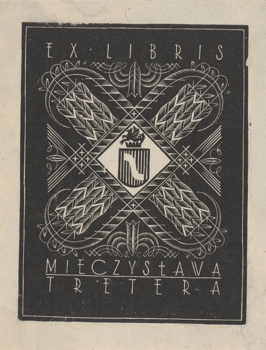 Ex libris Mieczysława Tretera 1931
