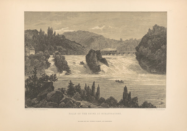 Julius Zimmermann  Falls of the Rhine at Schaffhausen 1881