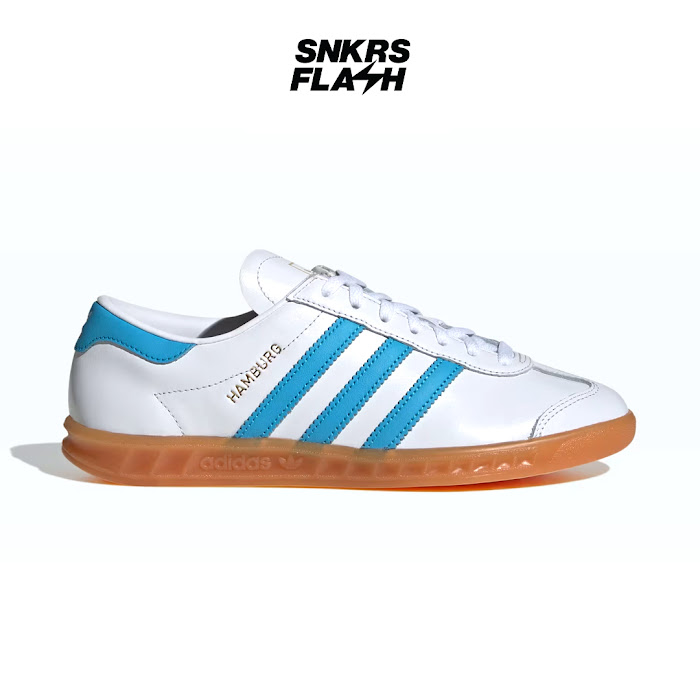 ADIDAS HAMBURG W WHITE BLUE GUM - JI2625