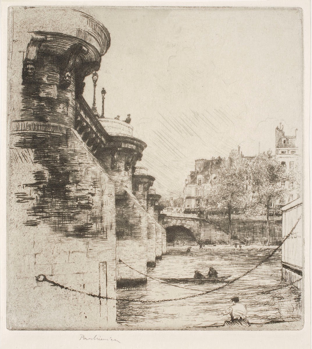 Pont Marie in Paris state II 1904