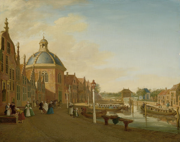 The Docking Basin in the Barge Canal in Leidschendam 1756