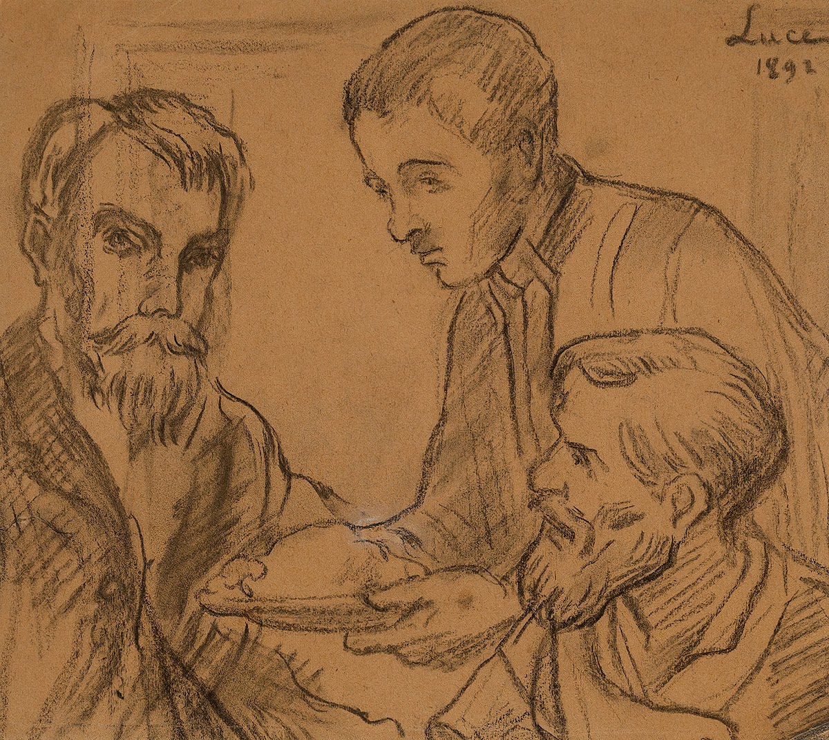 Trois hommes 1892