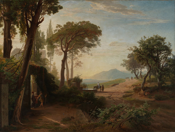 Der Morgen Der Auszug des Wanderers nach Jericho 1857
